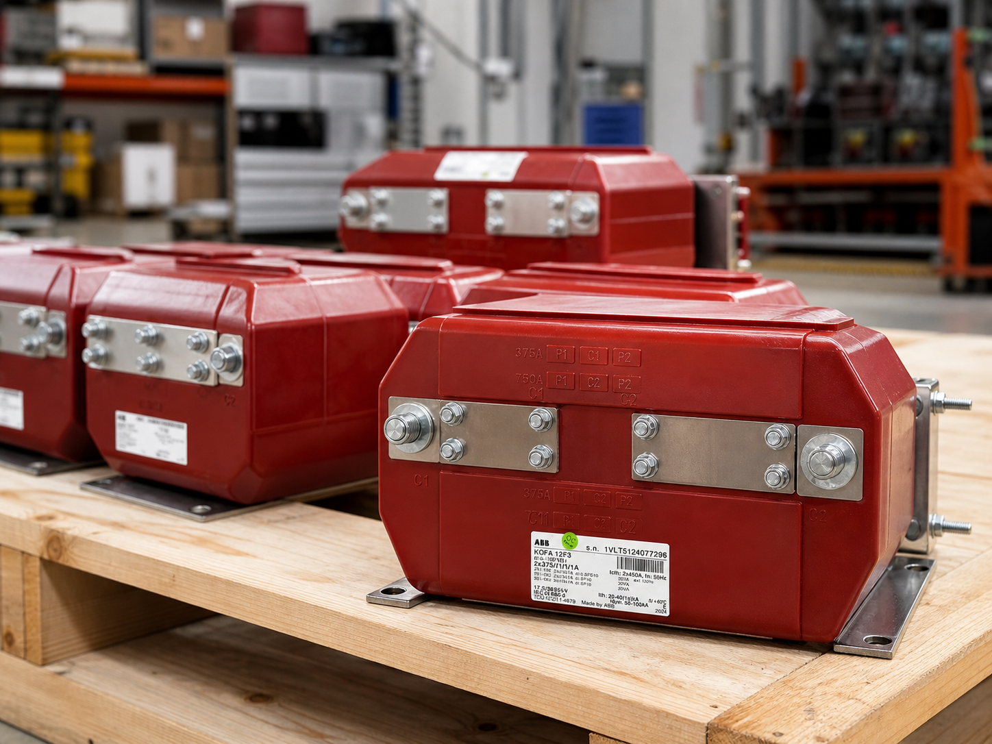 ABB KOFA 12F3 current transformers for power plant and substation protection system support