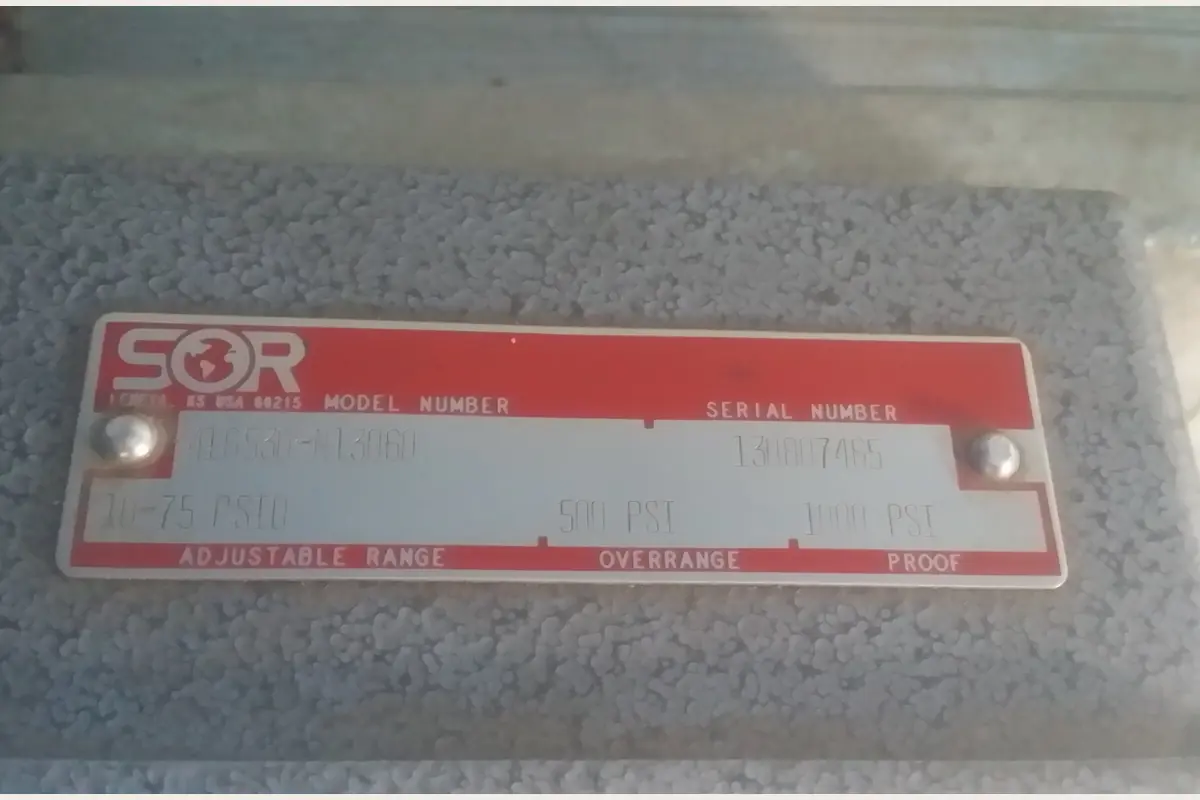 SOR switch nameplate for batteries, dc systems, chemicals and hazardous items, product-family capability