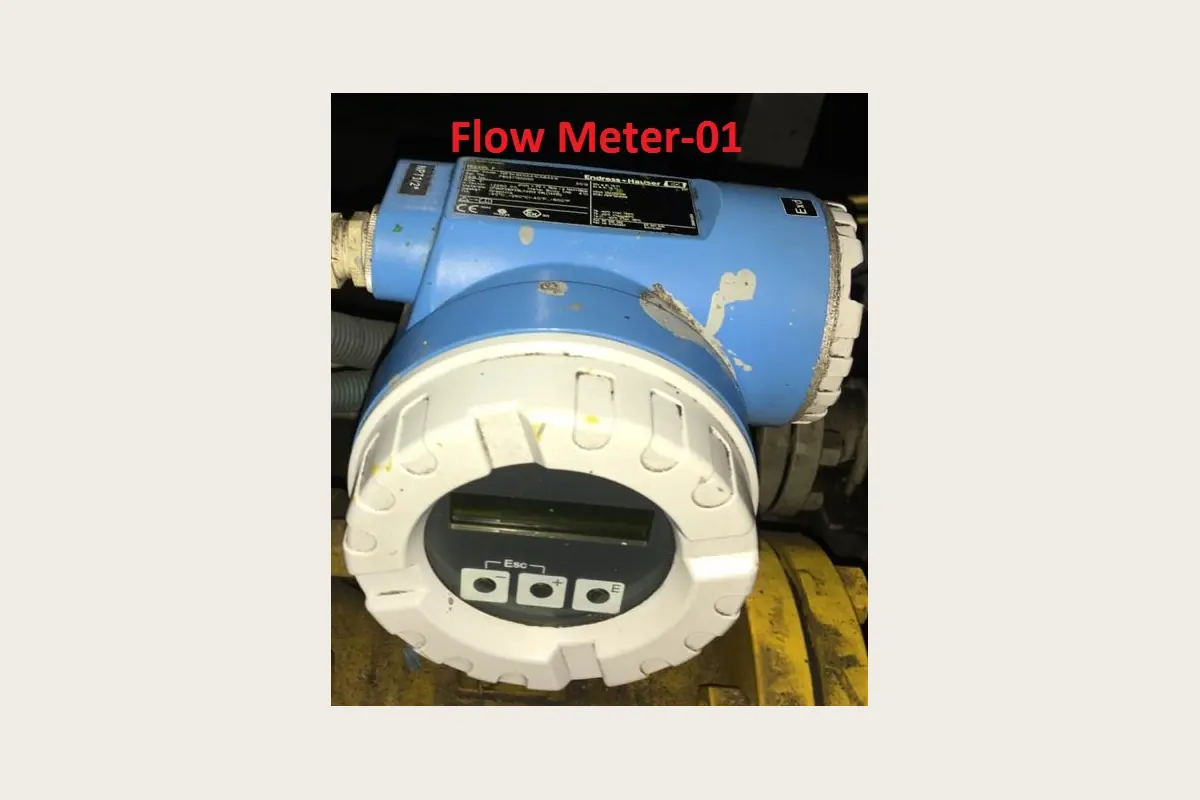 Flow Meter 01 for batteries, dc systems, chemicals and hazardous items, team-handled supply reference