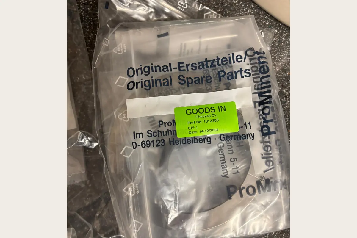 prominent 1013285 spare part seal kit dosing pump original supplied by impro solutions uk 2025 for bearings, rotating equipment and mechanical spares, team-handled supply reference