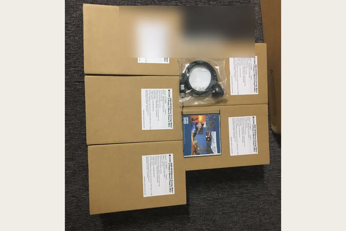 EDMI 2000 industrial energy meter package for metering, automation and industrial control, team-handled supply reference