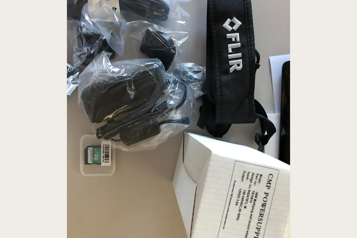 flir t640 accessories and power supply for thermal imaging, calibration, ndt and inspection tools, technical training reference