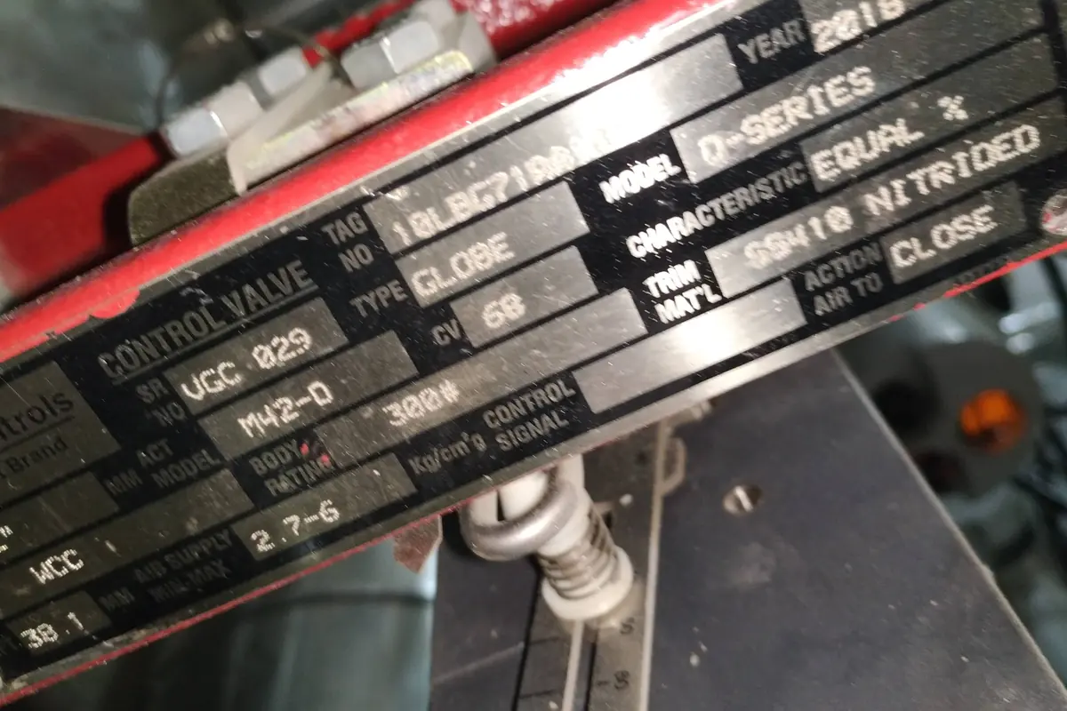 6 From Auxiliary steam to gland sealing pipeline valve min min for valves, actuators and drive systems, team-handled supply reference