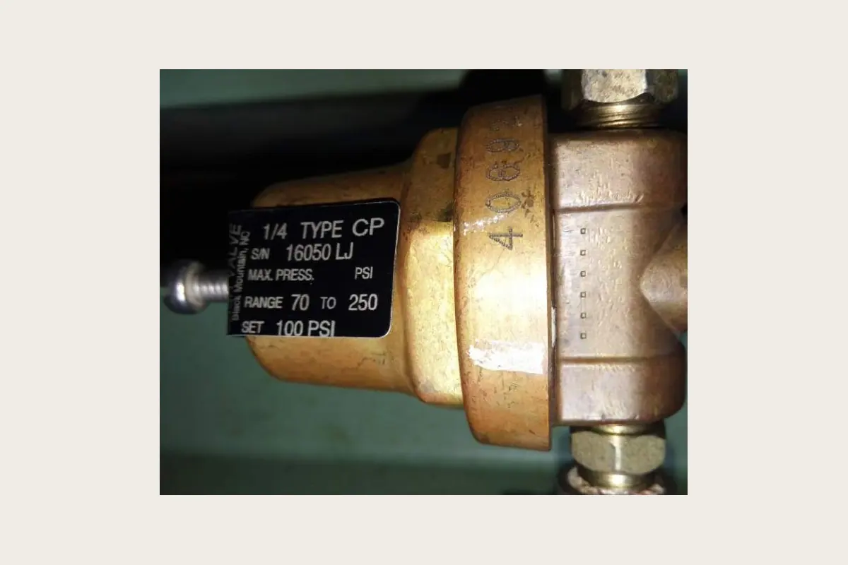 Item#6, pressure regulating valve for valves, actuators and drive systems, team-handled supply reference